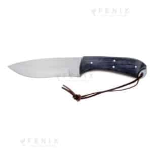 Pugnale Micarta fodero cuoio lama 12cm 70101 - COD: 5537.70101