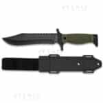 Pugnale Black Bear manico gomma lama 12cm 32467 - COD: 5637.32467