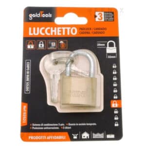 Lucchetto in ottone 30mm Gold Tools - COD: 5970.0202