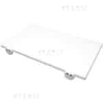 Tagliere bianco 40x30x2 con fermi COD: 5170.403020
