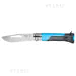 Coltello OPINEL 8 celeste + fischietto 1576 COD: 5545.5090