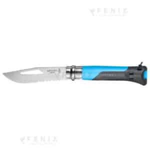 Coltello OPINEL 8 celeste + fischietto 1576 COD: 5545.5090