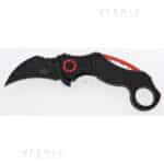 Coltello Karambit nero inserti rossi CW-K29 COD: 5570.0027