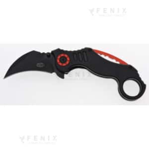 Coltello Karambit nero inserti rossi CW-K29 COD: 5570.0027