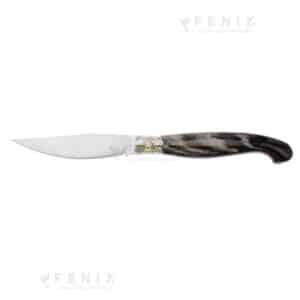 Coltello Pattada Monni manico bufalo e testina bulinata COD: 5583.0220