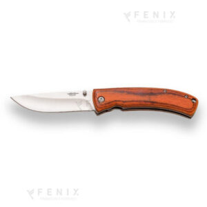 Coltello JKR0714 man. legno scuro 8,3 cm lama COD: 5527.0714