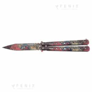 Coltello JKR0875 Butterfly drago 10cm lama COD: 5527.0875
