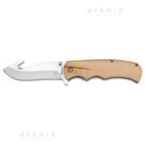 Coltello Alba Skinner man. legno 18718 lama 8,7cm COD: 5537.18718