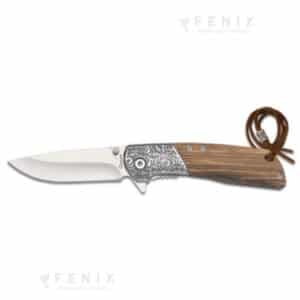Coltello ALBA 18931 manico zebrawood lama 6,7cm COD: 5537.18931