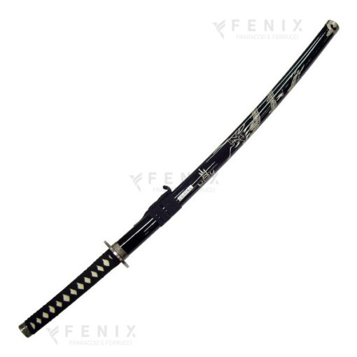 Katana Nera incisa ZS574 cm 75 COD: 5667.0515