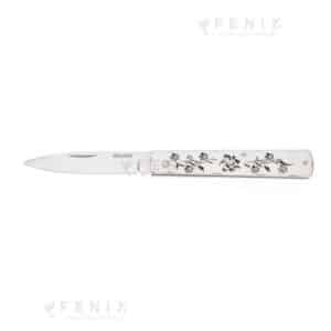 Coltello Sfilato traforato martellato tutto inox 19cm COD: 5521.0020