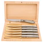Set 6 coltelli da bistecca pattada paperstone 21cm cf legno COD: 5572.0953