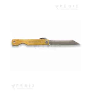 Higonokami man. ottone lama damasco 7,5cm JKR0895